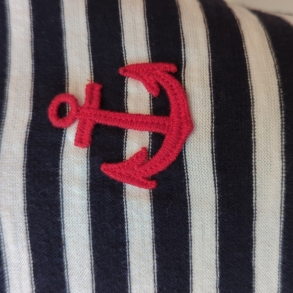 Loft Women's Striped Short Sleeve Knit Top Size XS - Picture 2 of 6